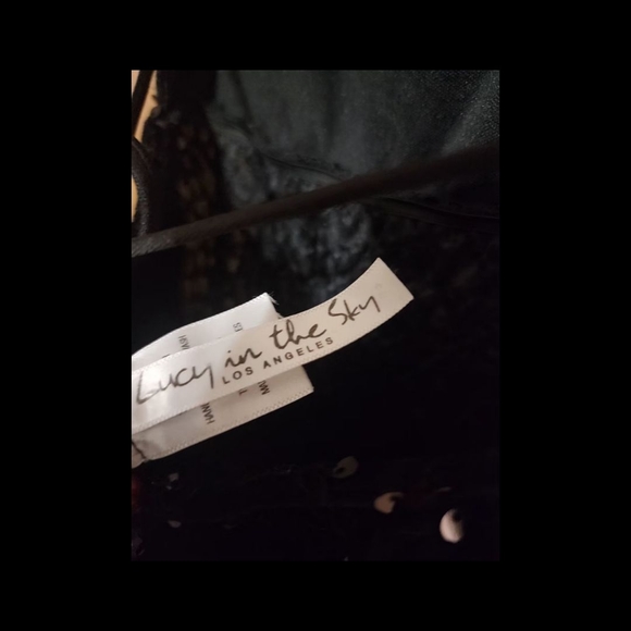 Lucy in the Sky Black Sequin Maxi Dress - Picture 5 of 7